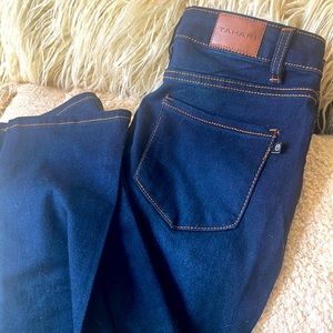 Brand new comfortable blue Jean capris